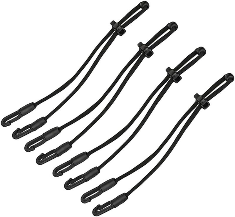 Cooklaza Mask Extender Lanyard,Anti-Tightening Comfortable Ear Strap Extension Hook Black 4 PCS - Image 1